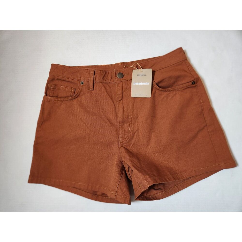 Patagonia Women’s Classic Shorts Size 10 Robin Brown Organic Cotton